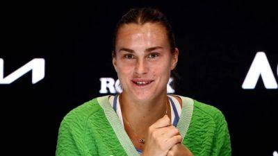 Elena Rybakina - Sabalenka raring to go at Australian Open despite Brisbane blip - channelnewsasia.com - France - Australia - Belarus - county Park
