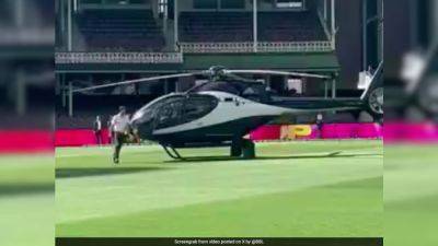 Watch: David Warner Storms Social Media, Reaches BBL Match In Helicopter