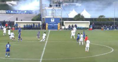 Hertha Berlín - Philippe Clement - Robby Maccrorie - Ross Maccausland - Hertha Berlin ultras light Rangers friendly up as La Manga battle ends with fireworks and smoke bombs - dailyrecord.co.uk - Germany - Spain