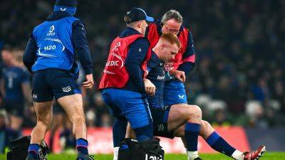 Andy Farrell - Harry Byrne - Leo Cullen - Jack Crowley - Leinster Rugby - Sam Prendergast - Leo Cullen gives positive update on Ciarán Frawley injury after Leinster's win over Stade Francais - rte.ie - Ireland