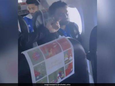 Watch: Afghanistan Star Pranks Sleeping Rinku Singh Mid-Flight, India Batter Wakes And Does This