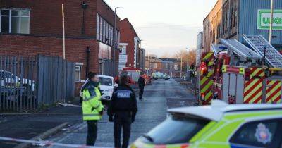 LIVE: Large cordon in place as fire breaks out - latest updates - manchestereveningnews.co.uk
