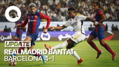 Hajar Barcelona 4-1, Real Madrid Juara Piala Super Spanyol - sport.detik.com