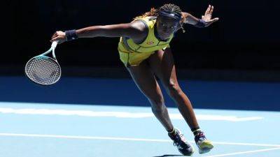Gauff advances to Australian Open's 2nd round in bid for consecutive Grand Slam titles