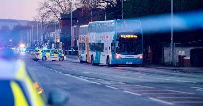 Child hit by bus with air ambulance called and main road cordoned off - live updates