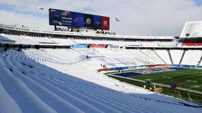 Bills tell fans to dress accordingly for Wild Card game against Steelers as snow remains in seats