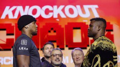 Ngannou questions Joshua's chin ahead of March 8 fight in Riyadh