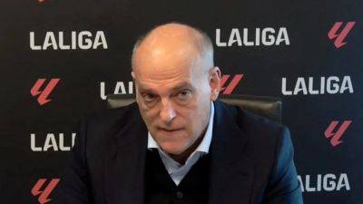 Javier Tebas - Florentino Perez - Super League is neither open nor fair, LaLiga head - channelnewsasia.com - Spain
