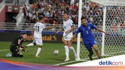 Hasil Piala Asia 2023: Thailand Libas Kirgistan 2-0