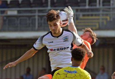Goalkeeper Daniel Jinadu saves penalty on eventful Dover Athletic debut in 1-1 National League South draw at Taunton Town after joining on loan from Maidenhead United