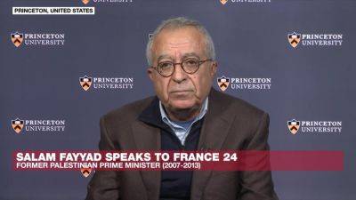 'Risk of exodus from Gaza is serious and imminent', ex-Palestinian PM Fayyad warns - france24.com - France - Usa - Washington - Israel - Palestine - area West Bank