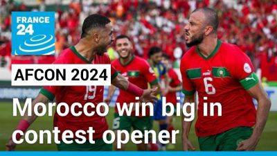 AFCON 2024: Morocco kick off campaign with convincing win - france24.com - France - Egypt - Morocco - Ivory Coast - Zambia - Congo - Tanzania
