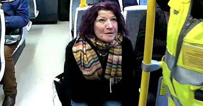 Woman BITTEN in vicious attack on tram as police release picture of passenger they want to speak to