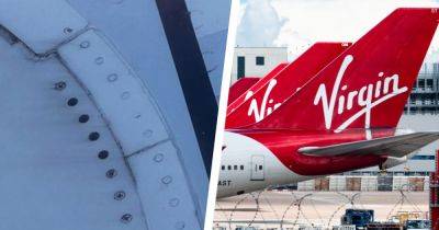 Virgin flight from Manchester to New York cancelled moments before take off after passenger notices problem with bolts on wing