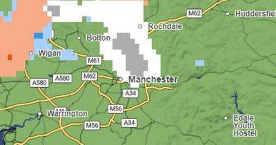 Met Office map shows where snow could fall over Greater Manchester overnight