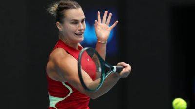 Sabalenka continues Australian Open title defence with rout of Tsurenko in 3rd round