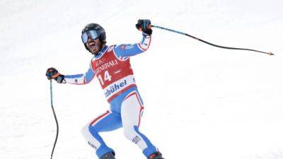 Sarrazin ends long French wait for Kitzbuhel downhill win