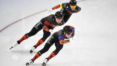 Isabelle Weidemann - Canadian men skate to team sprint gold on 3-medal day for Canada at Four Continents - cbc.ca - Usa - Canada - Japan - Kazakhstan - South Korea - state Utah - county Lake
