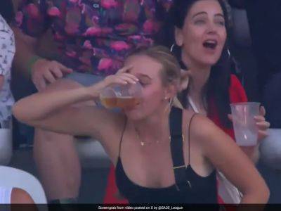 "Hydrate Responsibly": Girl's Viral 'Beer Drinking' Act In SA20 Draws Hilarious Response. Watch