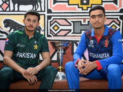 Pakistan vs Afghanistan Under-19 World Cup, Live Score Updates - sports.ndtv.com - South Africa - New Zealand - India - Afghanistan - Pakistan - county Green - Nepal