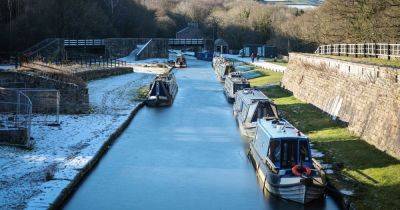 The scenic Greater Manchester canal walk ending with a cosy pub perfect for a winter's day