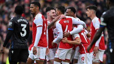 Premier League: Arsenal Thrash Crystal Palace To Ease Back To Winning Ways