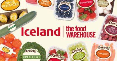 FREE Keelings Fruit or Veg for every reader at Iceland and The Food Warehouse