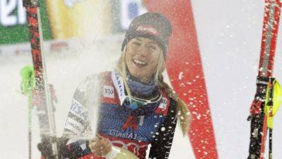 Mikaela Shiffrin - Petra Vlhova - Ingemar Stenmark - Alpine skiing-American Shiffrin extends victory record with 95th career win - channelnewsasia.com - Croatia - Usa - Slovakia