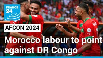 AFCON 2024: Morocco labour to point against DR Congo, Bafana Bafana impress by thrashing Namibia - france24.com - France - Namibia - Morocco - Ivory Coast - Zambia - Congo - Tanzania