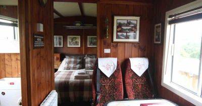 The ‘vintage train carriage’ Airbnb you can stay in two hours from Manchester