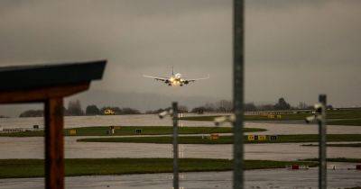 Manchester Airport issues statement after flights cancelled in Storm Isha