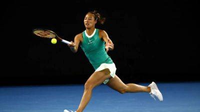 Anna Kalinskaya - Zheng glides past Dodin to book Melbourne quarter-final spot - channelnewsasia.com - Russia - Australia - China - county Park