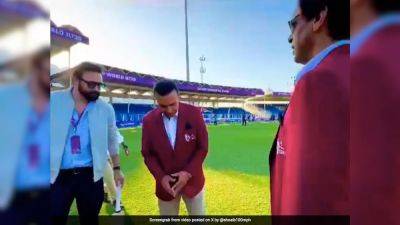 Virender Sehwag - Shoaib Akhtar - Watch: Virender Sehwag, Shoaib Akhtar Engage In Hilarious Banter Over Pakistan Icon's Run Up - sports.ndtv.com - India - Pakistan