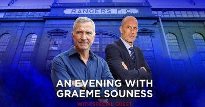 Graeme Souness - Philippe Clement - WIN a pair of VIP Tickets to an Evening with Graeme Souness and Friends worth £300 - dailyrecord.co.uk - Belgium - Scotland