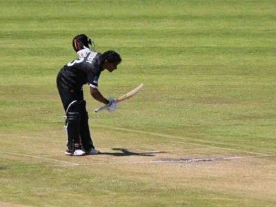 Shubman Gill - Watch: Indian-Origin New Zealand U-19 World Cup Player Copies Shubman Gill's Celebration Style - sports.ndtv.com - New Zealand - India - Nepal