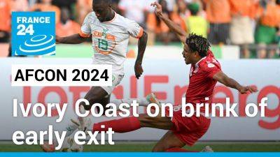 AFCON 2024: Hosts Ivory Coast on brink of early exit after shock Equatorial Guinea thrashing - france24.com - France - Mozambique - Egypt - Cape Verde - Ghana - Ivory Coast - Nigeria - Guinea-Bissau - Equatorial Guinea