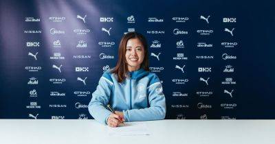 Yui Hasegawa signs new two-year contract extension with Man City Women