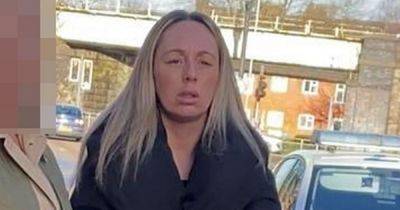 Mum rammed into ex's Jaguar while he was in driver's seat amid bitter row over who should look after family dog