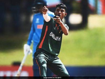Under-19 World Cup: Bangladesh Bowler Maruf Mridha Reprimanded For Using Abusive Language Against India