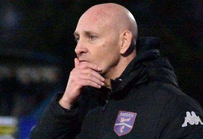 Thomas Reeves - Margate manager Mark Stimson wants team to display more creativity as Gate look to end 15-match winless run after 2-0 home loss to Bognor Regis Town - kentonline.co.uk