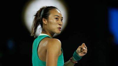 Anna Kalinskaya - Taylor Fritz - Zheng aiming for Djokovic 'chill' in semi-final - channelnewsasia.com - Russia - Australia - China
