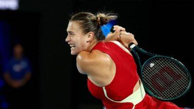 Aryna Sabalenka - Sabalenka not distracted by emotions on return to Australian Open final - channelnewsasia.com - France - Usa - Australia - China - Belarus - Victoria - county Park