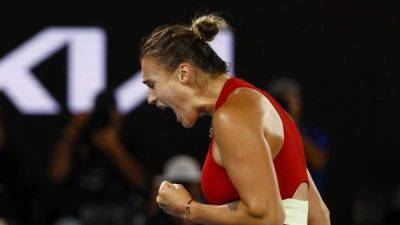 Sabalenka edges Gauff to set up Melbourne final against China's Zheng