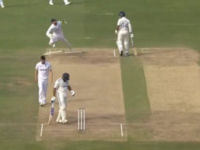 England Wicket-Keeper Crashes Into Stumps In Bizarre Incident During First Test Against India - Video Is Viral