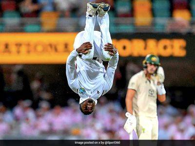 Pat Cummins - Josh Hazlewood - West Indies Youngster's Cartwheel Celebration Against Australia Breaks Internet - Watch - sports.ndtv.com - Australia