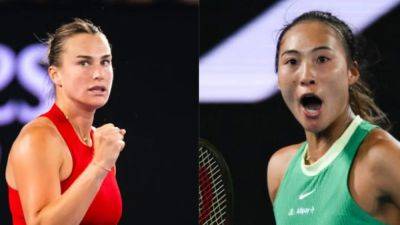 Aryna Sabalenka - Australian Open 2024 Women's Singles Final Live Updates: Aryna Sabalenka Holds Serve, Takes Early Lead vs Qinwen Zheng In Final - sports.ndtv.com - Australia - China - Belarus