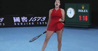 Aryna Sabalenka defends her Australian Open title with stunning performance
