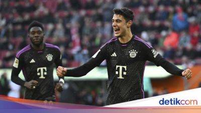 Bayern Munich - Manuel Neuer - Thomas Mueller - Alphonso Davies - Leon Goretzka - Bundesliga - Augsburg Vs Bayern: Kane Cetak Gol, Die Roten Menang 3-2 - sport.detik.com