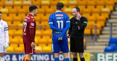 St Johnstone 1 Motherwell 1: Kettlewell takes aim at ref Colin Steven over display