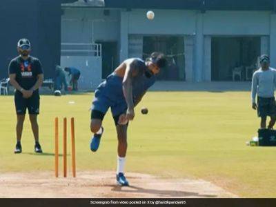 Watch: Recovering From Ankle Injury, Hardik Pandya Begins Bowling Full Tilt